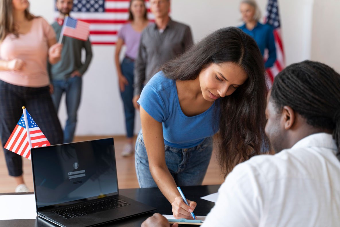 woman-registering-vote-united-states